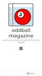 Mobile Screenshot of oddballmagazine.com