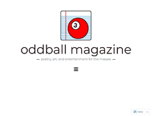 Tablet Screenshot of oddballmagazine.com